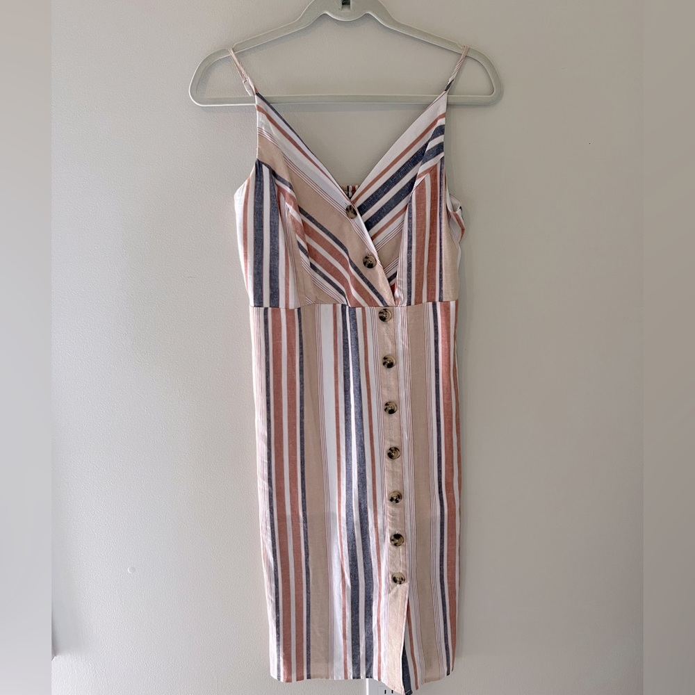 Cotton striped sundress